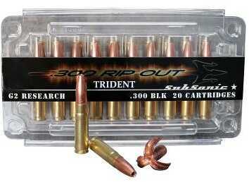 300 AAC Blackout 200 Grain FTX Rounds G2 Research Ammunition