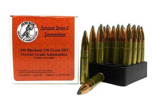 300 AAC Blackout 150 Grain Soft Point 20 Rounds Jamison Ammunition