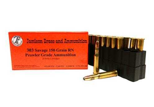 303 Savage 150 Grain Lead 20 Rounds Jamison Ammunition