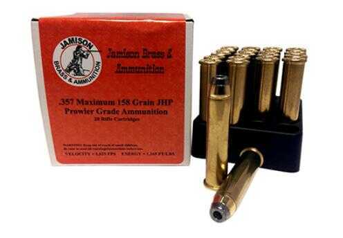 357 Maximum 158 Grain Hollow Point 20 Rounds Jamison Ammunition