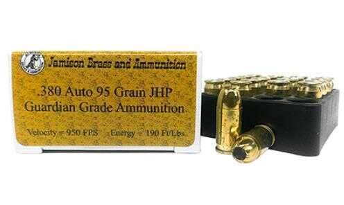 380 ACP 95 Grain Hollow Point 20 Rounds Jamison Ammunition