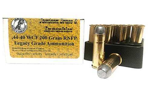 44-40 Win 200 Grain Lead Rounds Jamison Ammunition Winchester