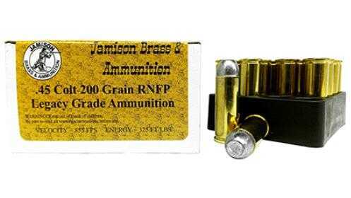 45 Colt 200 Grain Lead Rounds Jamison Ammunition