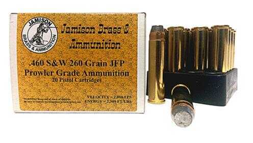 460 S&W Mag 260 Grain Soft Point 20 Rounds Jamison Ammunition Magnum