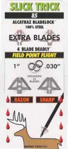 Slick Trick Broadhead Blades Standard 85 Grain Size 85Gr