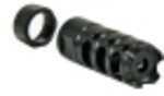 Patriot Ordnance Factory 00308 Triple Port 223 Rem/5.56 NATO Muzzle Brake 1/2"-28 tpi Black Nitride Steel