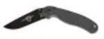 OKC RAT II BP-Black Handle Black 7in Blade Folding Knife