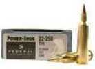 Federal 22-250 Remington 22-250 Remington Premium 55 Grain Hi-Shok Soft Point Ammunition Md: 22250A