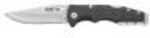 S.O.G SOG-Ff1001-C Salute Mini 3.10" Folding Plain Clip Point Bead Blasted 8Cr13MoV SS Blade/Black G10 Handle