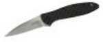 Kershaw 1660CF Leek Knife 3" CPM154 Stainless Steel Black Drop Point Carbon Fiber