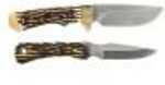 Uncle Henry Knife Elk Hunter Drop Point & CAPING Combo Pack