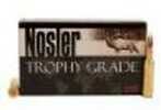 Link to Loaded with a AccuBond 140 Grain Spitzer Bullet and Nosler Cartridge Brass. The Nosler ballistics team long respected in the hunting and shooting industry for reliable and precise reloading data is the driving force behind Nosler Trophy Grade Ammunition. Trophy Grade Ammunition brings Noslers unsurpassed quality standards in accuracy and consistency directly to the shelf of your favorite gunshop or outdoor retailer. Whether you want your ammunition loaded with AccuBond Partition Ballistic Tip or