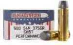 500 Smith & Wesson By Ultramax 500 S&W 375 Grain Cast Per 20 Ammunition Md: 500SW3
