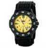 Uzi Protector Tritium Watch With Yellow Face Nylon Strap