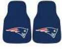 FanMats 2 Piece Carpet Car Mat Set Nfl New England Patriots