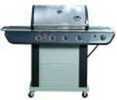 Bradley Smoker Grill 4-Burner Stainless Steel 61K Btu