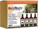 Buck Baits Starter Kit Doe/ Doe in Heat/ Buck/ Earth Cover 3 oz. ea. Model: BBSDU12STARTER-A