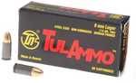 Link to This 9mm full metal jacket bullet is used for training and target practice in shooting galleries and ranges. TulAmmo 9mm catridges function reliably with a polymer coating and non-projecting flange. This 9mm ammunition is non-corrosive and keeps its qualities under various climatic and weather conditions no matter the season.
