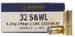 32 S&W Long 98 Grain Lead 50 Rounds MAGTECH Ammunition