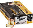 40 S&W 180 Grain Full Metal Jacket 50 Rounds Sig Sauer Ammunition