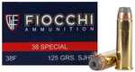 38 Special 125 Grain Hollow Point 50 Rounds Fiocchi Ammunition