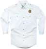 Craig Boddington Small White Safari Shirt Classic Wrinkle-free Poplin