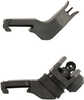 JE Fixed Front/Rear Sight 45 Degree Offset Aluminum Black