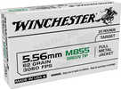 5.56mm Nato 62 Grain FMJ 20 Rounds Winchester Ammunition