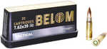 7.62X39mm 123 Grain FMJ 20 Rounds BELOM Ammunition