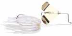 Prototype Lures Buzzbait 1/8Oz White With Gold Blade Model: GB18-03