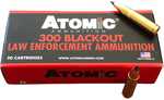 300 AAC Blackout 110 Grain Ballistic Tip 20 Rounds Atomic Ammunition
