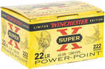 Winchester Ammunition Super-X Power-Point 22 LR 40 Grain Power PointHollow Point 222 Round Box X22LRPPB