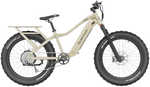 QuietKat Ranger Bike Sandstone Medium 5'6" to 6'/ Shimano 7-speed/1000 Watt Hub-Drive Motor