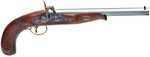 Pedersoli Continental Target Muzzleloading Pistol 45 Caliber Percussion 11" Chrome Barrel Walnut Stock