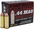 Fort Scott Munitions 44Mag200SCV Tumble Upon Impact (TUI) Rem Mag 200 Gr 1697 Fps Solid Copper Spun (SCS) Bx/25 Cs