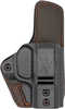 Versacarry Cfc211G43 Comfort Flex Custom IWB Brown Polymer Belt Clip Fits Glock 43 Right Hand