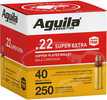22 Long Rifle 40 Grain Lead 250 Rounds Aguila Ammunition
