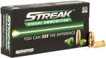 Ammo Inc 380100TMCSTRKGRN50 Streak Visual (Green) 380 ACP 100 Grain Total Metal Case (TMC) 50 Per Box