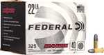 22 Long Rifle 40 Grain Lead 325 Rounds Federal Ammunition