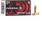 Link to Brand Style: American Eagle Bullet Style: Plated Round Nose (PRN) Bullet Weight (Grains): 45 Cartridge: AFF_22 Long Rifle Muzzle Energy: 94 Muzzle Velocity (Feet Per Second): 970 Rounds: 50 Manufacturer: Federal Model: 