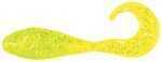 Bass Assassin Curly Shad 2In 15Pk Chartreuse Glitter Md#: CSA35452