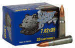 Bear Ammunition Silver 7.62X39 FMJ 124 Grain 500RDS/Case A7.62NFMJ