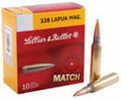 338 Lapua Mag 250 Grain Hollow Point 10 Rounds Sellior & Bellot Ammunition Magnum