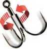 Basstar Spintech Treble Hook Black Chrome Size 1/0 4Pk Md#: STB-10