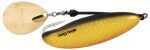 Bomber Who Dat RattlIn Spin Spoon 2 3/4In 7/8Oz Gold Black Back Orange Md#: BSWWRSB3390