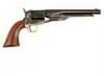Cimarron CA041 1860 Army Cut For Stock .44 Cal 6 Shot, 8" Blued Round Steel Barrel, Blued Engraved/Fluted Cylinder, Colo