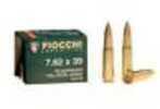 7.62X39mm 123 Grain Full Metal Jacket 20 Rounds Fiocchi Ammunition