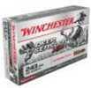 243 Win 95 Grain Ballistic Tip 20 Rounds Winchester Ammunition