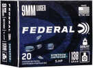 9mm Luger 138 Grain Segmented Hollow Point 20 Rounds Federal Ammunition
