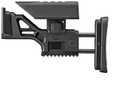 FN 20100566 SSR Rear Stock Assembly Black Aluminum, Fully Adjustable For FN Scar 16S/17S